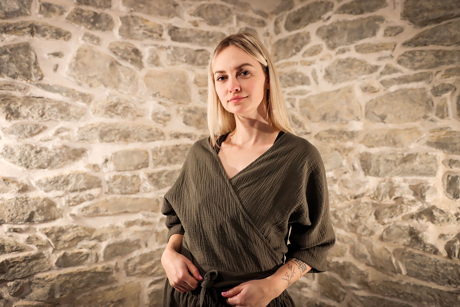 Mušelín komplet khaki
